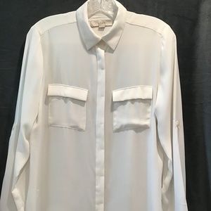 Loft cream colored blouse.